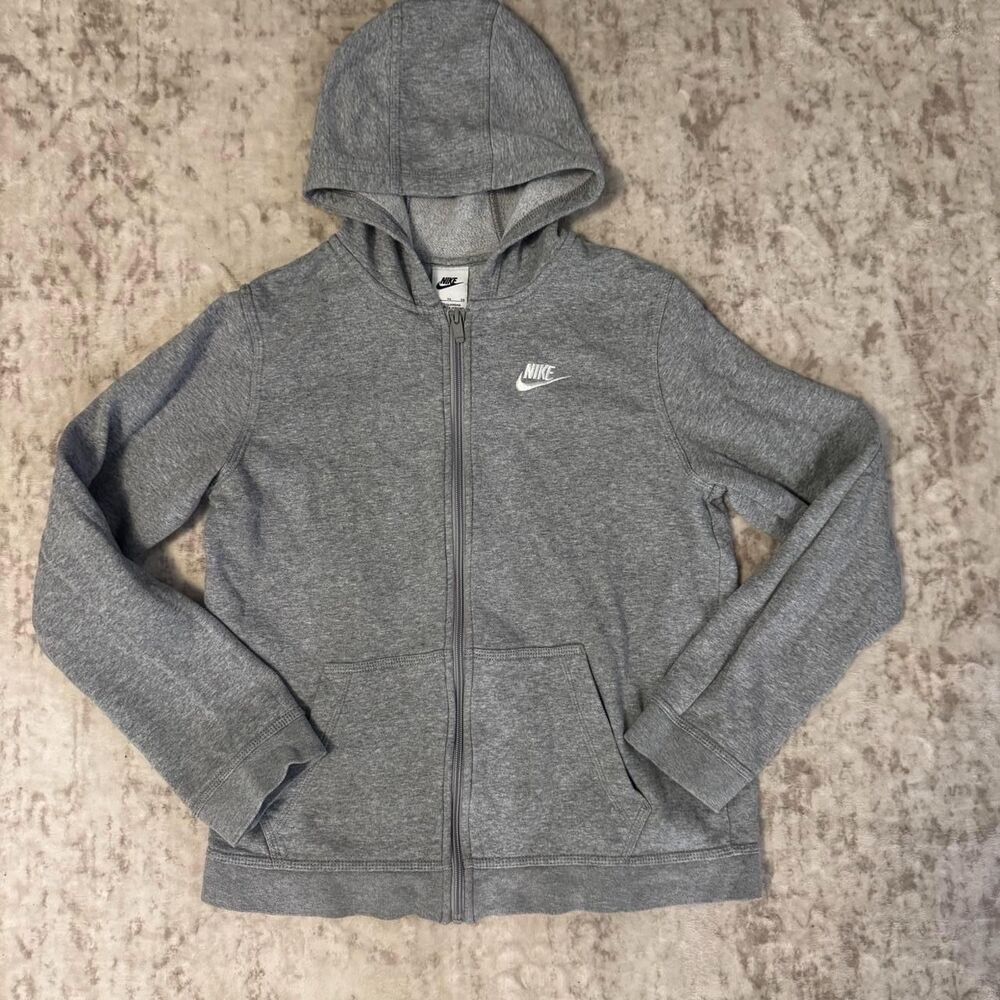 Nike Grey Zip Up Jacket Kids XL